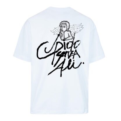 Tshirt Over Bianca - immagine 2
